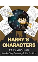Harry's Character Step By Step Drawing Guide For Kids