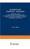 Elementary Particle Theories