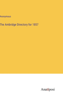 Ambridge Directory for 1857