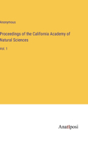 Proceedings of the California Academy of Natural Sciences