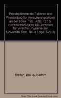 Preisbestimmende Faktoren Und Preisbildung Fur Versicherungsaktien an Der Borse