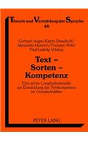 Text - Sorten - Kompetenz