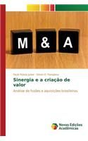 Sinergia e a criação de valor