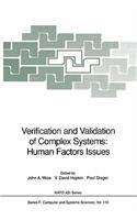 Verification and Validation of Complex Systems: Human Factors Issues