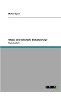 Gibt Es Eine Historische Globalisierung?
