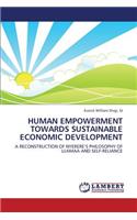 Human empowerment towards sustainable economic development