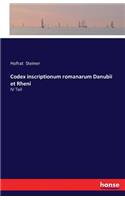 Codex inscriptionum romanarum Danubii et Rheni: IV Teil