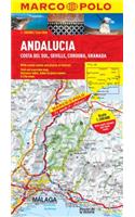 Andalusia, Costa Del Sol, Seville, Cordoba, Granada Marco Polo Map