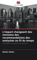 L'impact changeant des révisions des recommandations des analystes au fil du temps