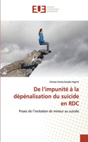 De l'impunité à la dépénalisation du suicide en RDC