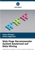Web Page Recommender System basierend auf Data Mining