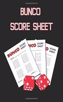 Bunco Score Sheets