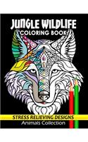 Jungle Wildlife Coloring Book