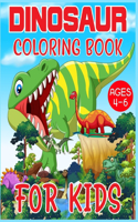 Dinosaur Coloring Book For Kids Ages 4-6