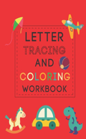 Letter Tracing And Coloring Book