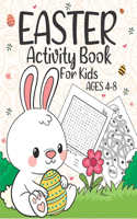 Easter Activity Book For Kids Ages 4-8