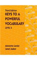 Keys to a Powerful Vocabulary