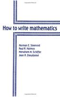 How to Write Mathematics