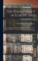 Steen Family in Europe and America
