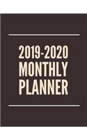 2019-2020 Monthly Planner: Two Year 24 Month Calendar Planner January 2019 to December 2020 Academic Agenda Schedule Organizer Notebook (Volume 2)(2 2019-2020 Monthly Planner)