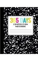 365 Composition Notebook