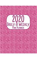 2020 Daily & Weekly Pink Planner