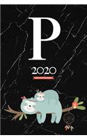 2020 Sloth Tribe Diary Planner