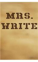 Mrs. Write