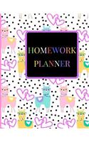 Homework Planner: A Cute Llama 2019-2020 Student Academic Undated Daily, Weekly College, High, Middle School, Kindergarten, Elementary Calendar Assignment Organizer, 