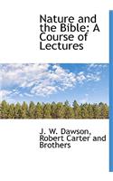 Nature and the Bible