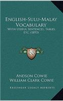 English-Sulu-Malay Vocabulary