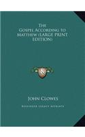 The Gospel According to Matthew