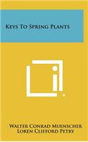 Keys to Spring Plants