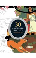 30 Masterpiece Paintings: A Paint-By-Number Book