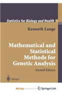 Mathematical and Statistical Methods for Genetic Analysis