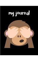 My Journal: Blank Unlined Journal