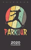 parkour retro Calendar 2020