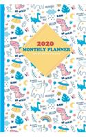 2020 Monthly Planner: Two Year - Monthly Calendar Planner 6 x 9'' - 24 Months For Academic Agenda Schedule Organizer