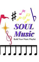 Soul Music: Blank Music Sheet Notebook - Music Log Book Playlist Logbook Keep Track of Your Favorite Songs, Tracks, Artists, Albums - Review Playlist Diary Jour