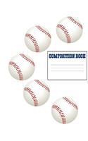 Baseball Composition Book: Lined Notebook For School, College or Journal Use by Teenagers, Kids, and Fans