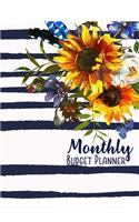 Monthly Budget Planner: 8.5 x 11 30 Month Budget Money Tracker With Weekly Notes And Savings Notes