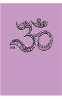 Yoga: Meditation karo Yoga Notebook Namaste Notizbuch Yogi Om Journal 6x9 kariert squared