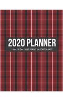 2020 Simple Daily Planner: Hourly Appointment Diary Agenda for Work with Notes & To Do List (Daily Hourly Layout - 1 Jan / 31 Dec - 8.5x11")
