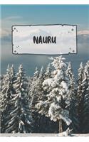Nauru: Ruled Travel Diary Notebook or Journey Journal - Lined Trip Pocketbook for Men and Women with Lines