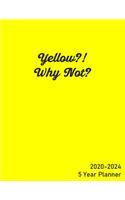 Yellow Why Not 2020-2024 - 5 Year Planner