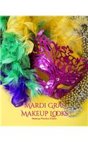 My Mardi Gras Makeup Looks Practice Charts