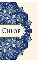 Mandala Notebook with Personalized Monogram Chloe