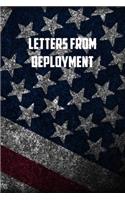 Letters from deployment: 6x9 Journal christmas gift for under 10 dollars military spouse journal