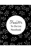 Janitor To Do List Notebook: Checklist and Planning Notepad For Janitors