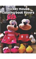 Mickey Mouse Coloring Book Favors: Mickey Mouse Coloring Book Favors, Mickey Mouse Christmas Book. 20 Story Paper Pages. 8.5 in x 11 in Cover.